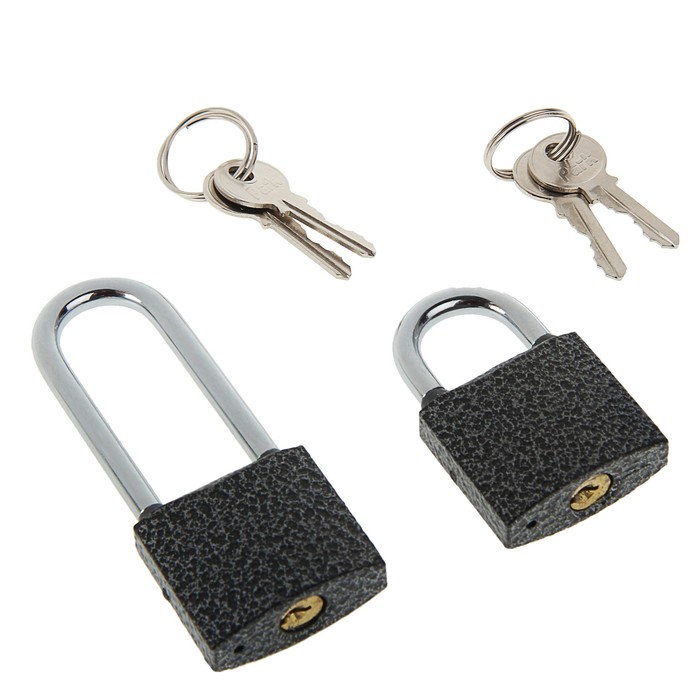 Набор замков навесных Park BC3P40/BC3P40-01, универсальный ключ