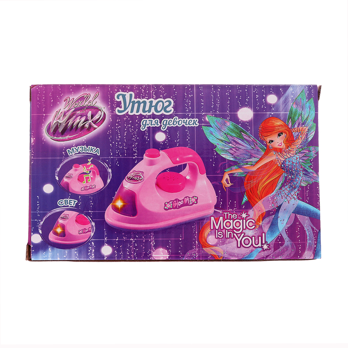 Утюг, феи ВИНКС, световые и звуковые эффекты