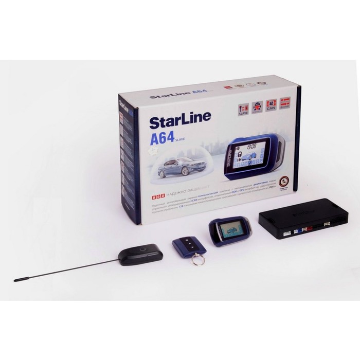 Автосигнализация StarLine A64 2CAN 2Slave