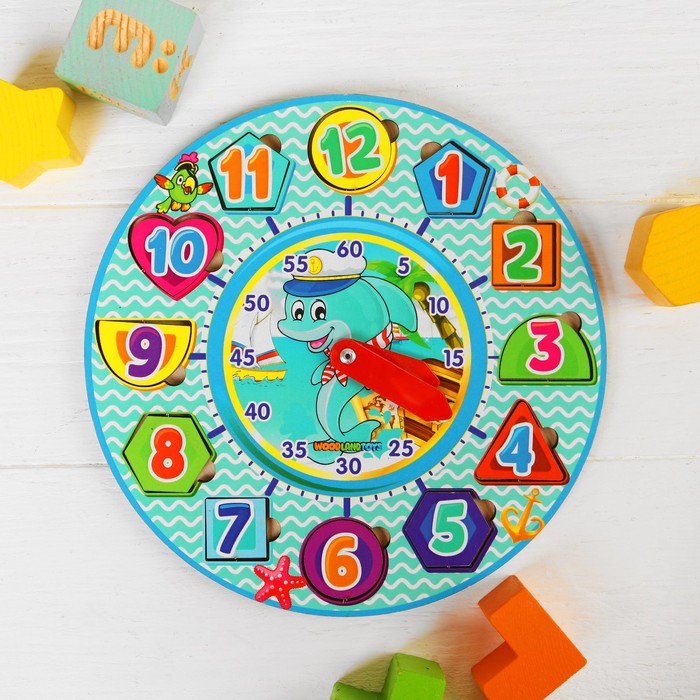 Рамка-вкладыш "Часики с дельфином"