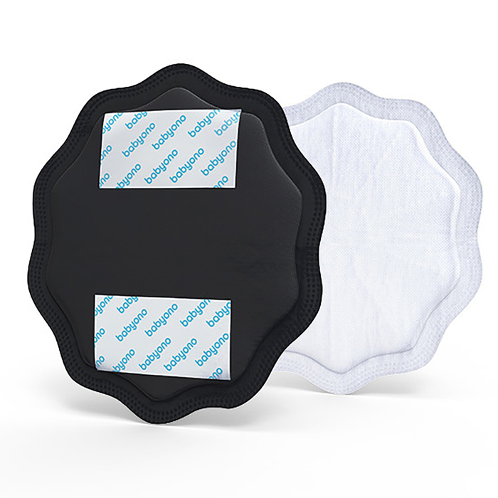 Прокладки для груди Natural Nursing, 24 шт. (12 пар), цвет чёрный и белый