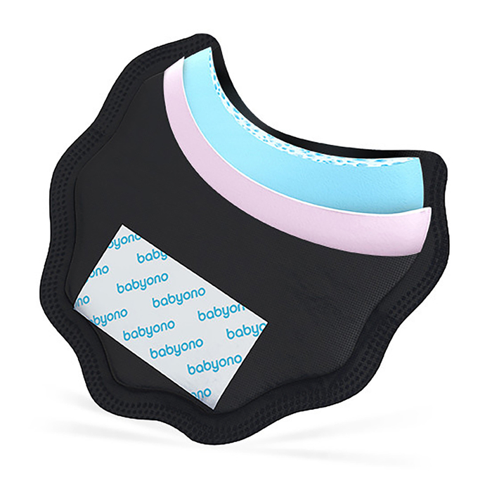 Прокладки для груди Natural Nursing, 24 шт. (12 пар), цвет чёрный и белый