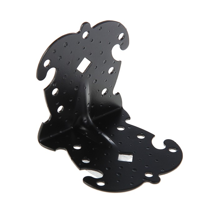 Уголок фигурный УКФ 105-105-100-У, цвет черный матовый