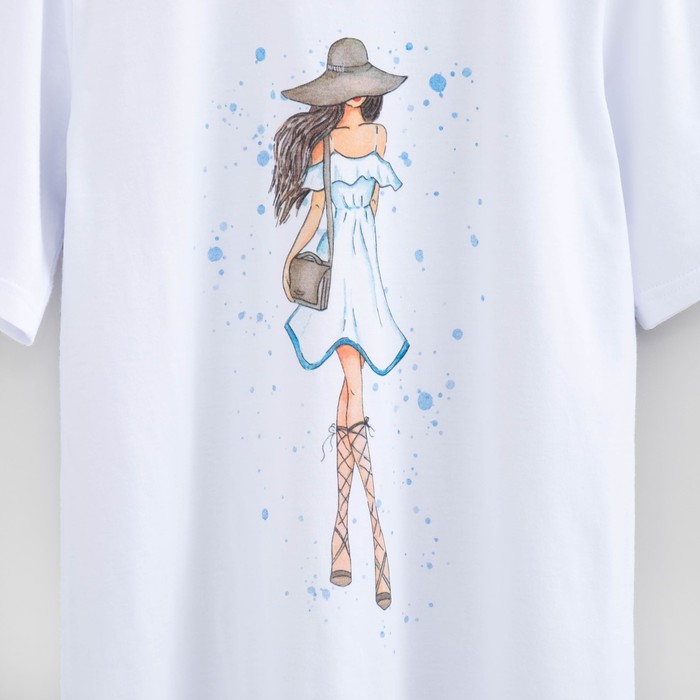 Платье MINAKU, "Girl", размер 48, цвет белый