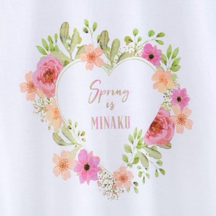 Платье MINAKU, "Spring", размер 42, цвет белый