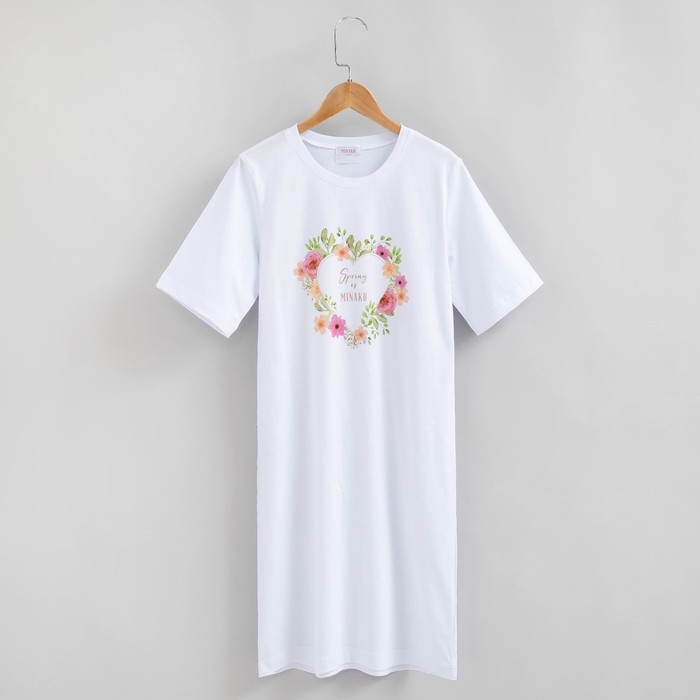 Платье MINAKU, "Spring", размер 44, цвет белый