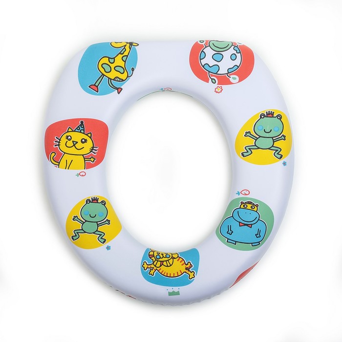 Сиденье для унитаза детское 29,5х27х5 см "Весёлые зверюшки"
