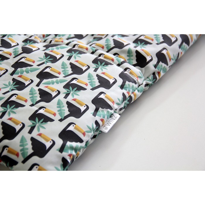 Конверт-трансформер "Туканы", размер 35х85 см, сатин