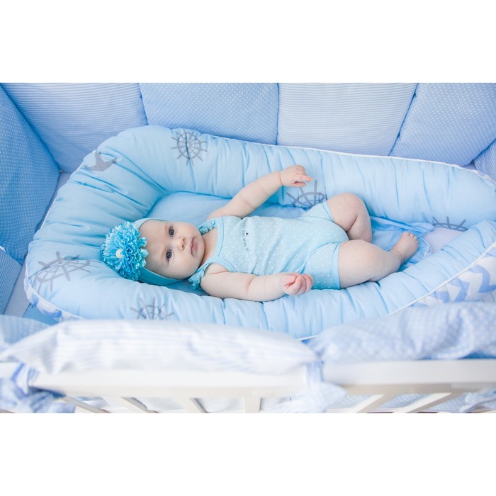 Гнёздышко для малыша "Бриз", размер 55х95 см, поплин