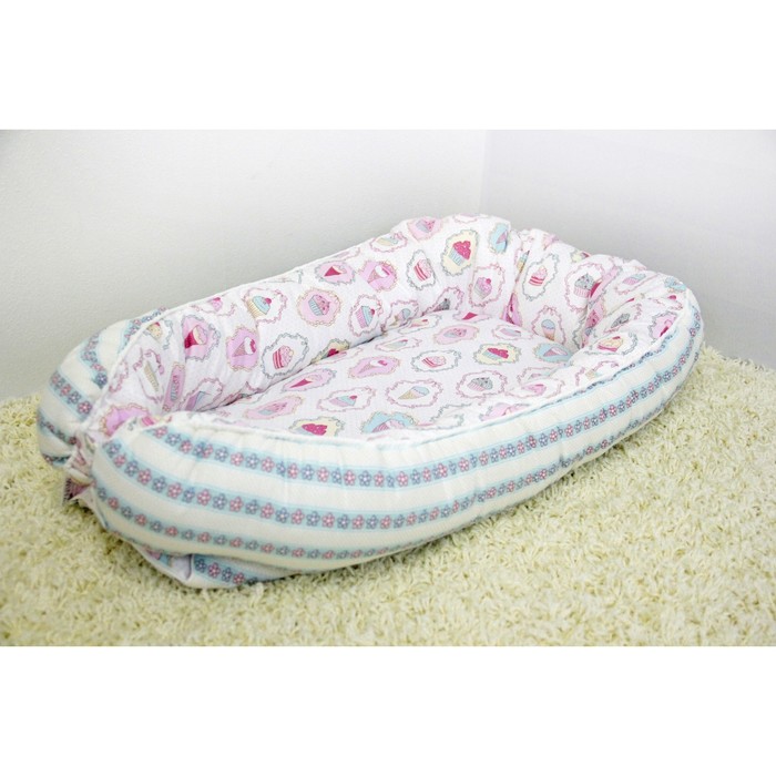 Гнёздышко для малыша "Шебби", размер 55х95 см, поплин