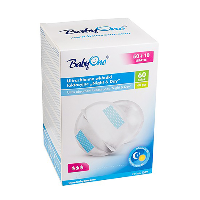 Прокладки для груди Night&Day, 60 шт. (30 пар)