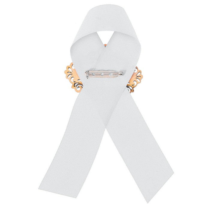 Значок "Тёща" белая лента