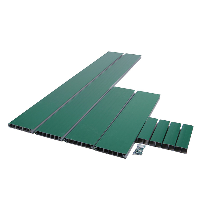 Грядка пластиковая, 200 х 100 х 22 см, зелёная