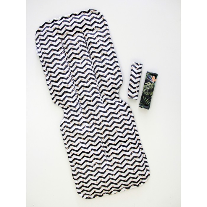 Матрасик в коляску "Тропики", размер 34х84 см, сатин