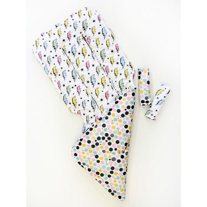 Матрасик в коляску "Диско", размер 34х84 см, сатин