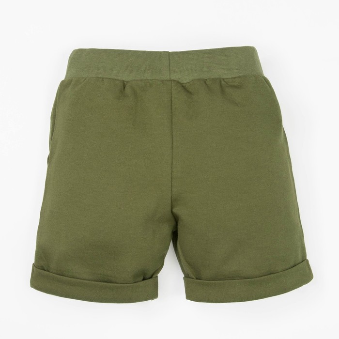 Шорты, хаки, р-р 34 (122-128см) 7-8л 100% хл