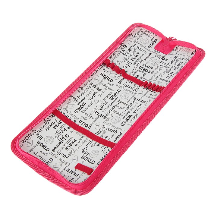 Пенал для кистей 340*70 кож.зам ПКЗ 08-50 "розовый