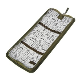 

Пенал для кистей, 340 x 70 мм, тканевый, «Оникс», ПКТ 08-41, цвет хаки