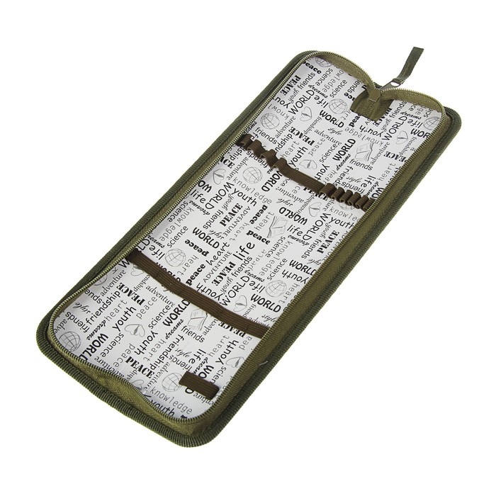 Пенал для кистей 340*70 ткань ПКТ 08-41 "Хаки"