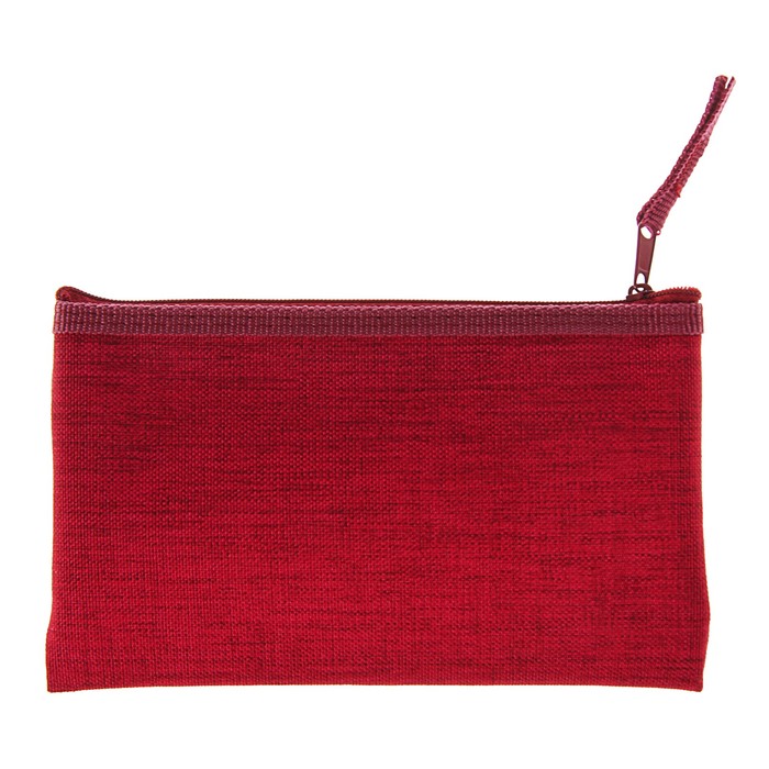 Пенал мягкий 1 отд. плоский 105*195 ПМП 01-41 Бордовый