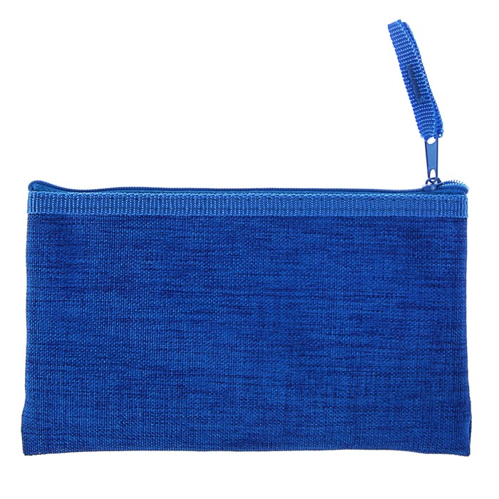 Пенал мягкий 1 отд. плоский 105*195 ПМП 01-41 Синий