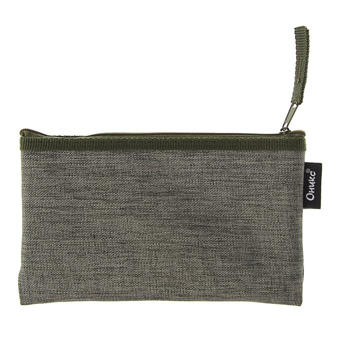Пенал мягкий 1 отд. плоский 105*195 ПМП 01-41 Хаки