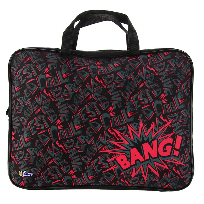 Папка с ручками текстиль А4 45мм 350*265 ПМД 2-20 дев "Яркий микс розовый" (ручка-тесьма)