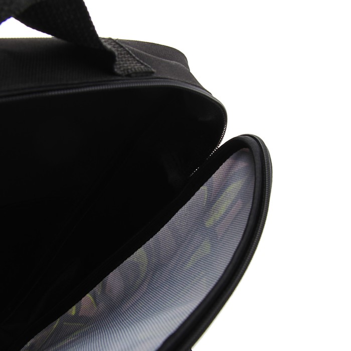 Папка с ручками текстиль А4 60мм 350*265 ПМД 5-20 плеч.ремень "Яркий гранж салатовый"