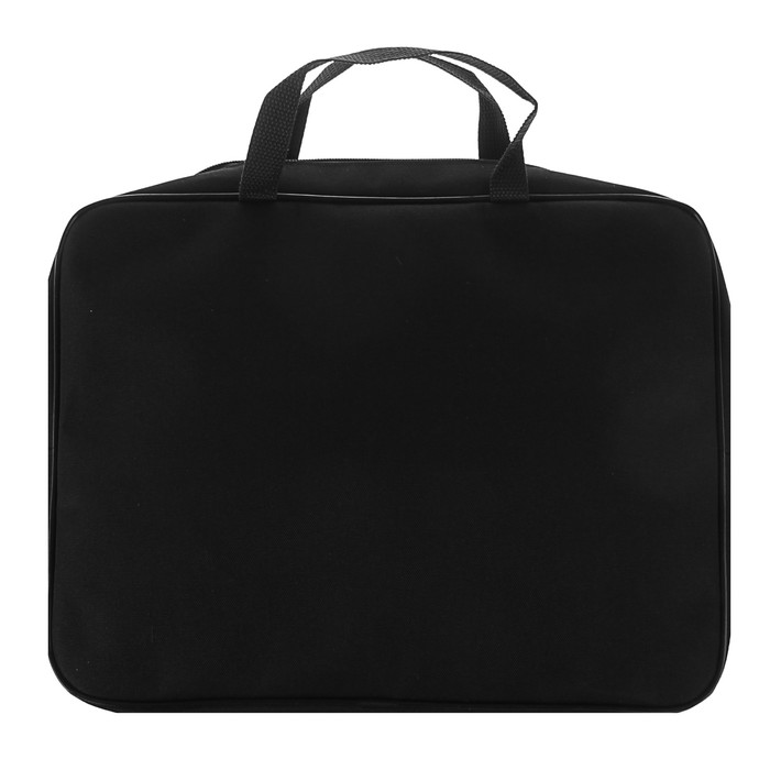 Папка с ручками текстиль А4 80мм 350*265 ПМД 4-20 дев "Спиннер принт" (ручка-тесьма)