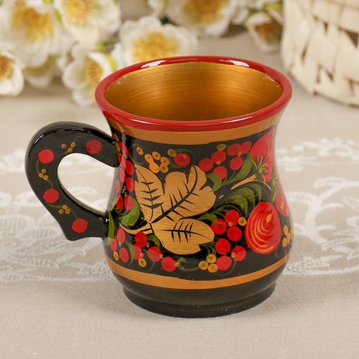 Кружка для сока, хохлома