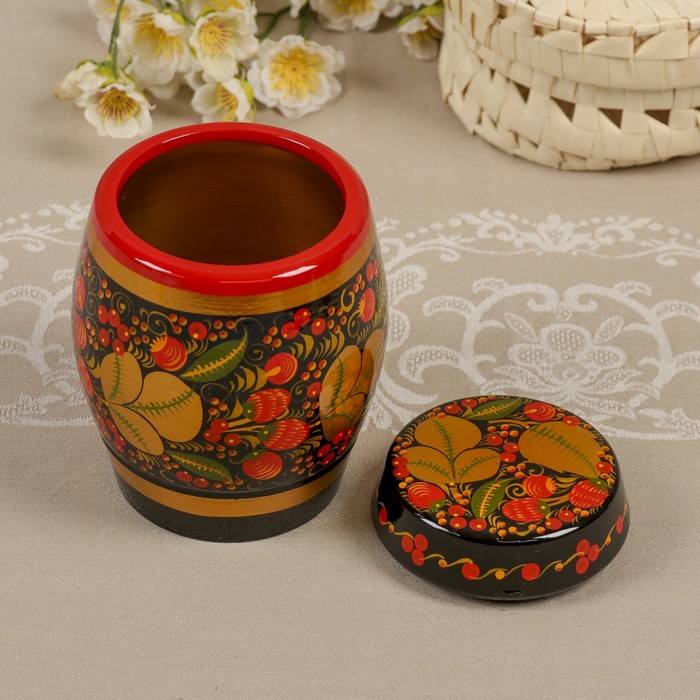 Бочонок 12х16 см, хохлома