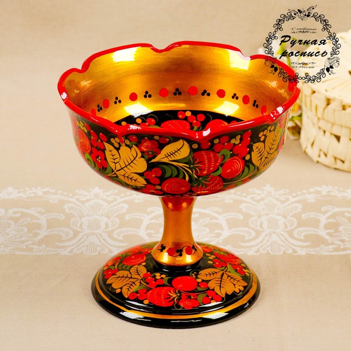 Фруктовница 2 вид, хохлома