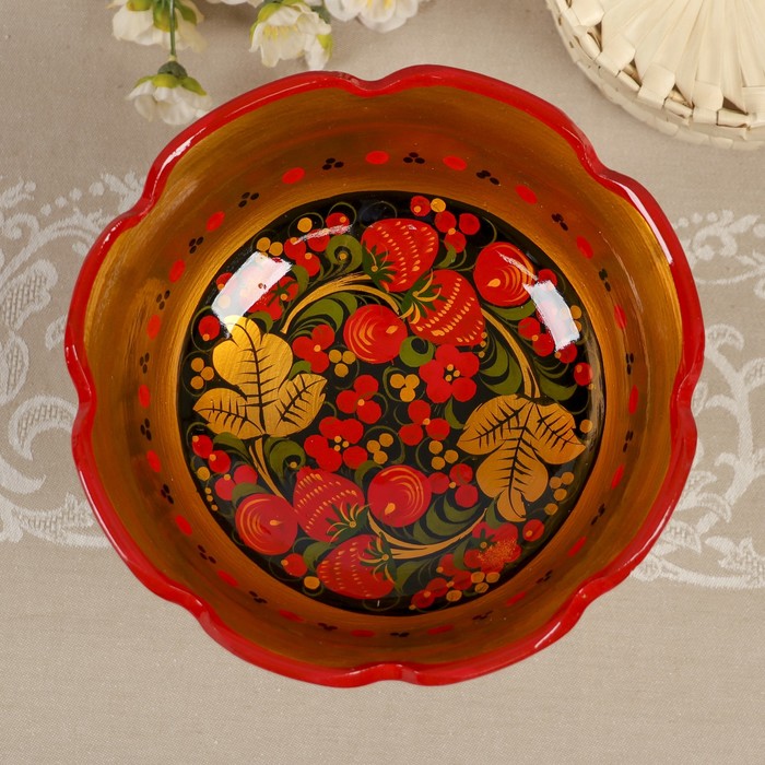 Фруктовница 2 вид, хохлома