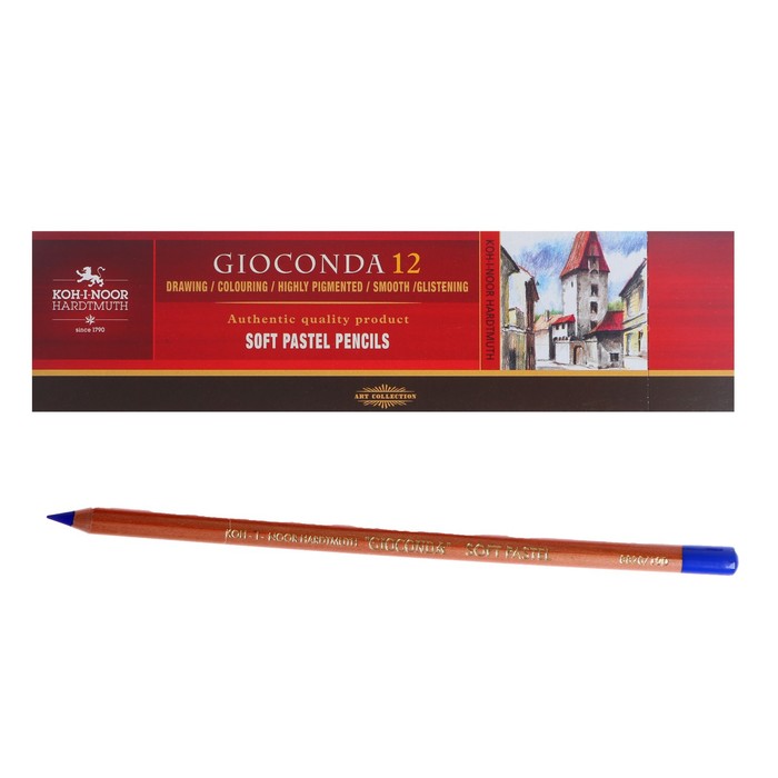Пастель сухая художественная в карандаше Koh-I-Noor GIOCONDA 8820/42 Soft Pastel, синий