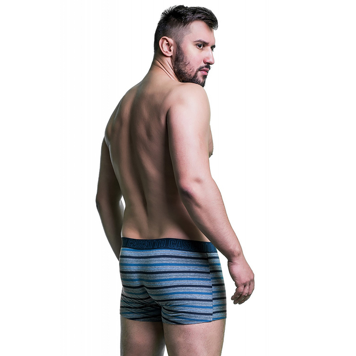 Трусы мужские боксеры BXM128 цвет серо-зелёный меланж, р-р 46 (M)