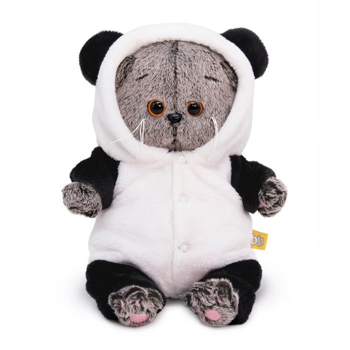 цена Мягкая игрушка «Басик BABY», в комбинезоне панда, 20 см