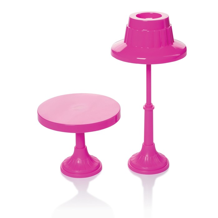 Набор мебели для кукол "Торшер и столик", МИКС