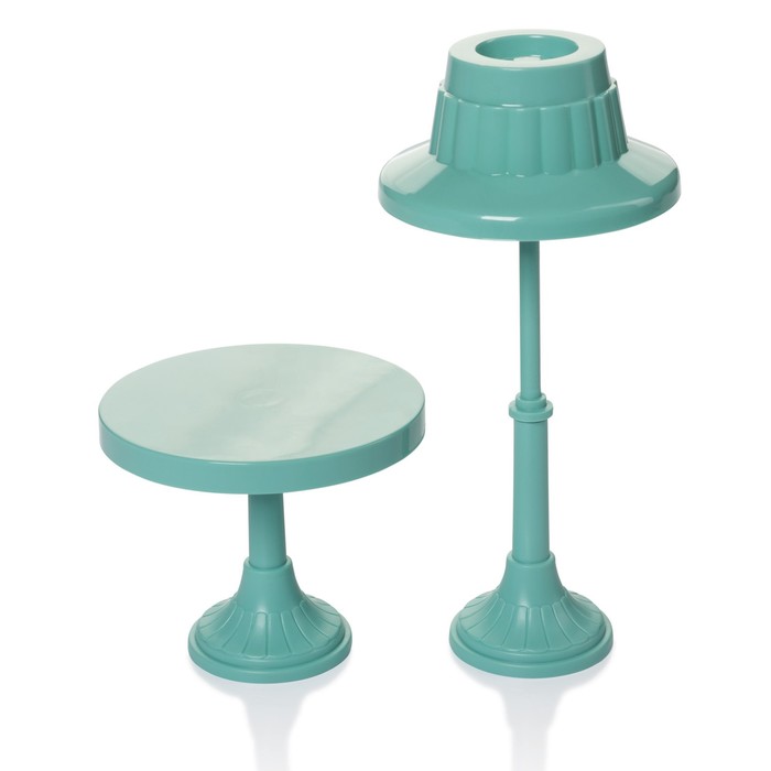 Набор мебели для кукол "Торшер и столик", МИКС