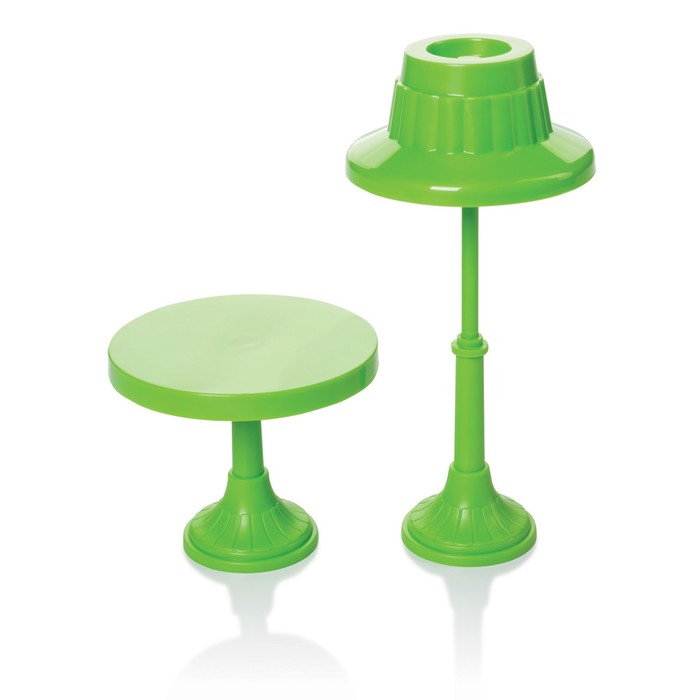 Набор мебели для кукол "Торшер и столик", МИКС