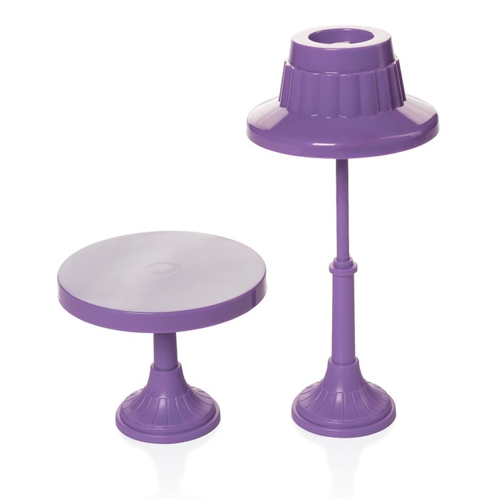 Набор мебели для кукол "Торшер и столик", МИКС