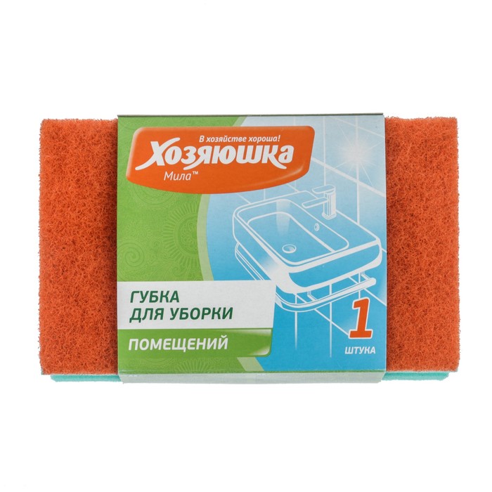 Губка для уборки помещений "Мила" БОЛЬШАЯ 1 шт