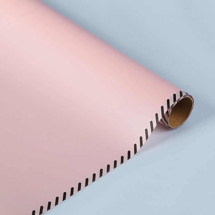 Пленка для цветов "Кайма", чайная роза, 60 см х 5 м