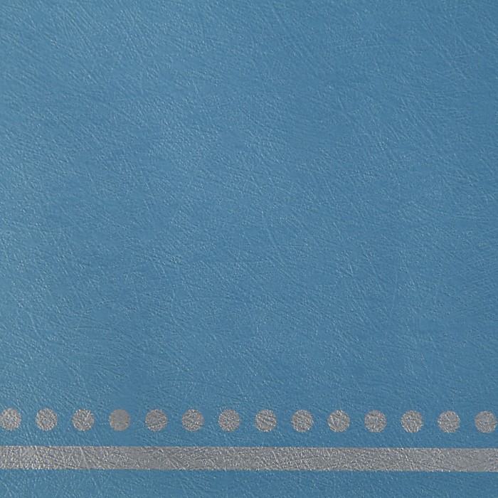 Фетр ламинированный "Кайма", голубой с белым, 0,6 х 5 м