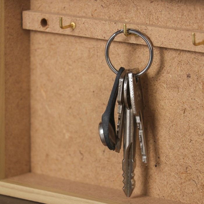 Ключница на холсте Элегант "Русь" 24х14х5 см