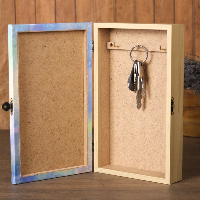 Ключница на холсте Элегант "Мурка" 24х14х5 см