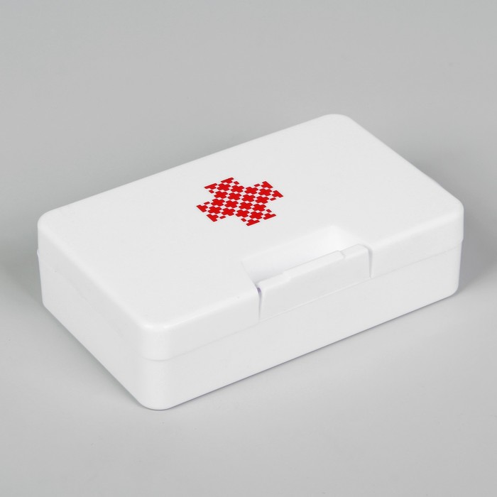 Таблетница "Аптечка. Мини", 1 секция, цвет белый