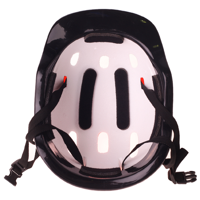 Набор Ролики раздвижные + Защита, колеса PVC 64 мм, пластиковая рама, red/white р.34-37