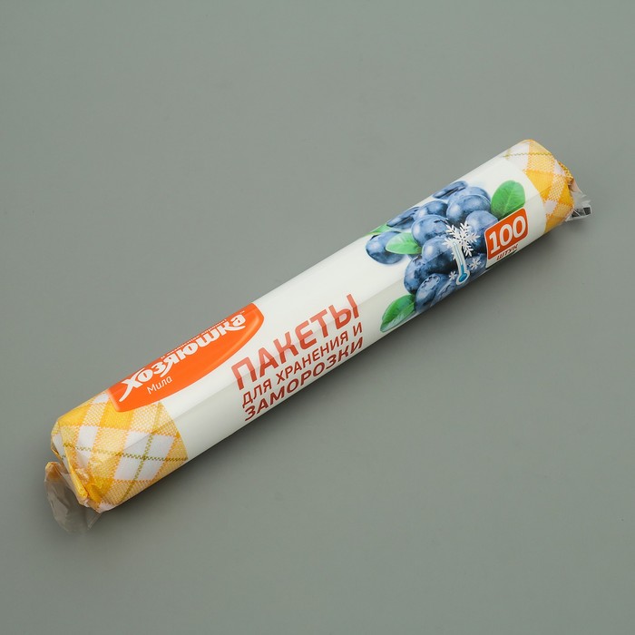 Пакеты для хранения и заморозки 25х40 см "Мила", 100 шт