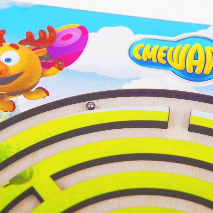 Лабиринт c шариком «Летнее приключение. Смешарики»