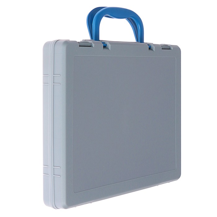 Портфель-кейс А4, тонированный т-серый КС13